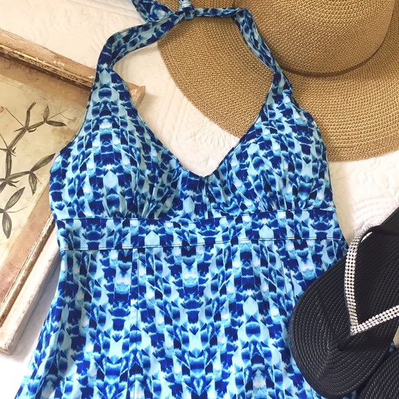 Athleta Pack Everywhere Dress Bora Bora Blue - Picture 5 of 16